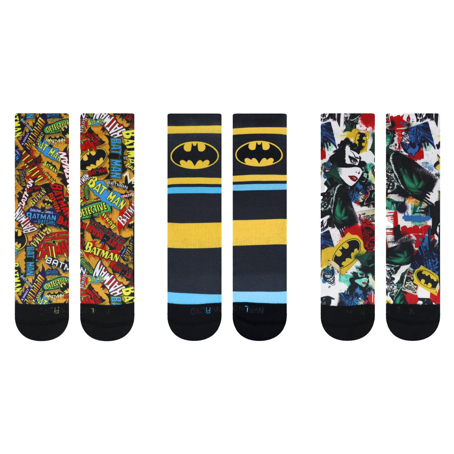 DC Comics Socks Batman Classic Crew Socks 3 Pack