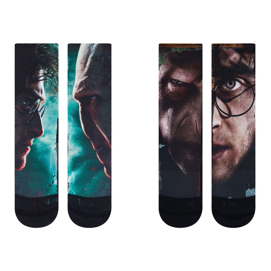 Harry Potter Socks Harry Potter Versus Voldemort Crew Socks 2 Pack
