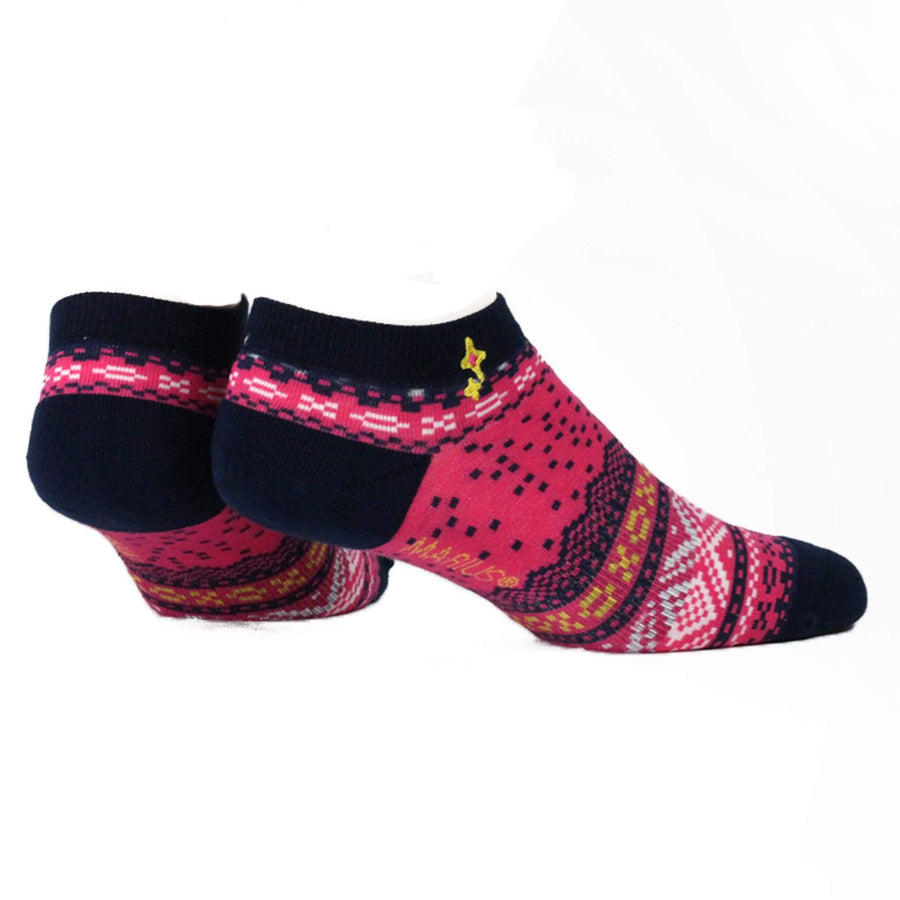 NVRLND Socks S/M Marius Pink Navy Low-Cut