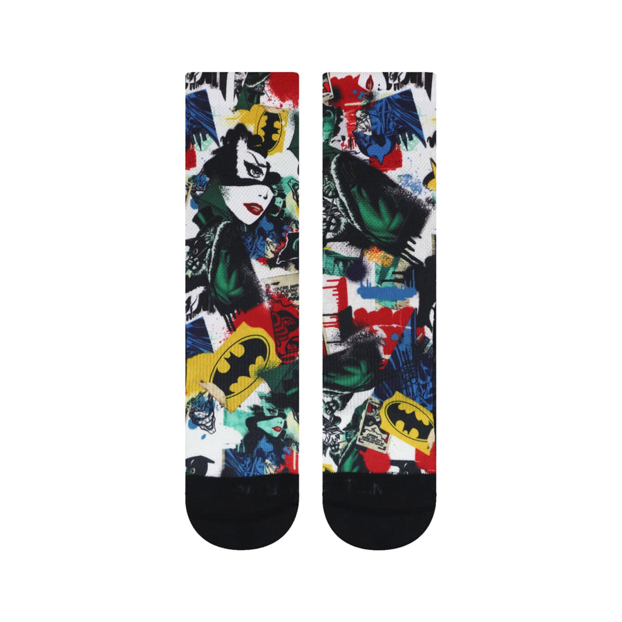 DC Comics Socks Batman Collage Crew Socks