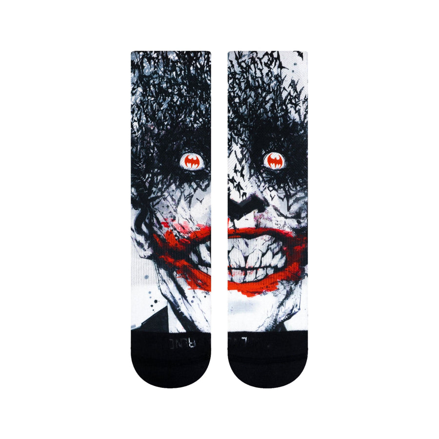 DC Comics Socks Joker Split Face Crew Socks