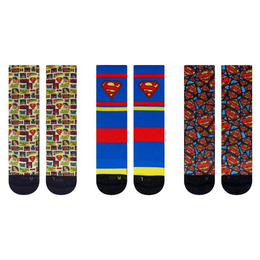 DC Comics Socks Superman Classic Crew Socks 3 Pack