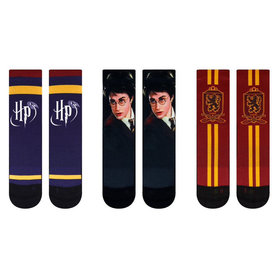 Harry Potter Socks Harry Potter Wizard Crew Socks 3 Pack
