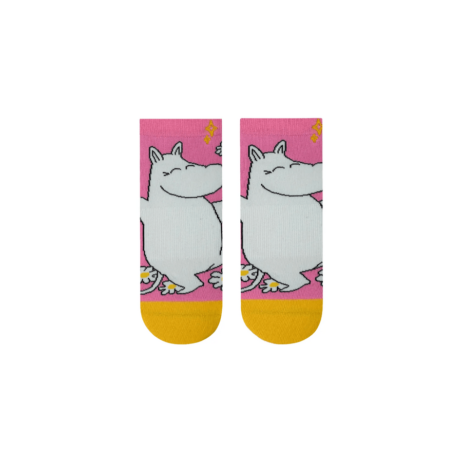 Moomin Socks S/M Moomin Pink Stripe Low-Cut Socks