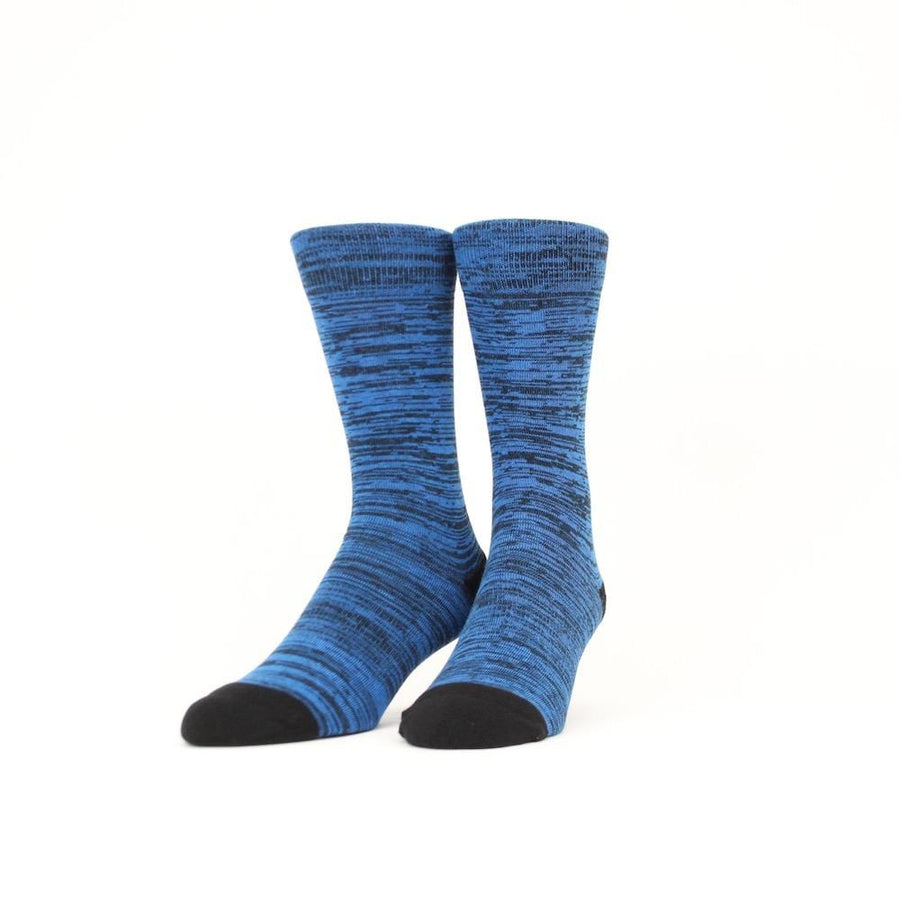 NVRLND Socks L/XL Glitch Blue Crew