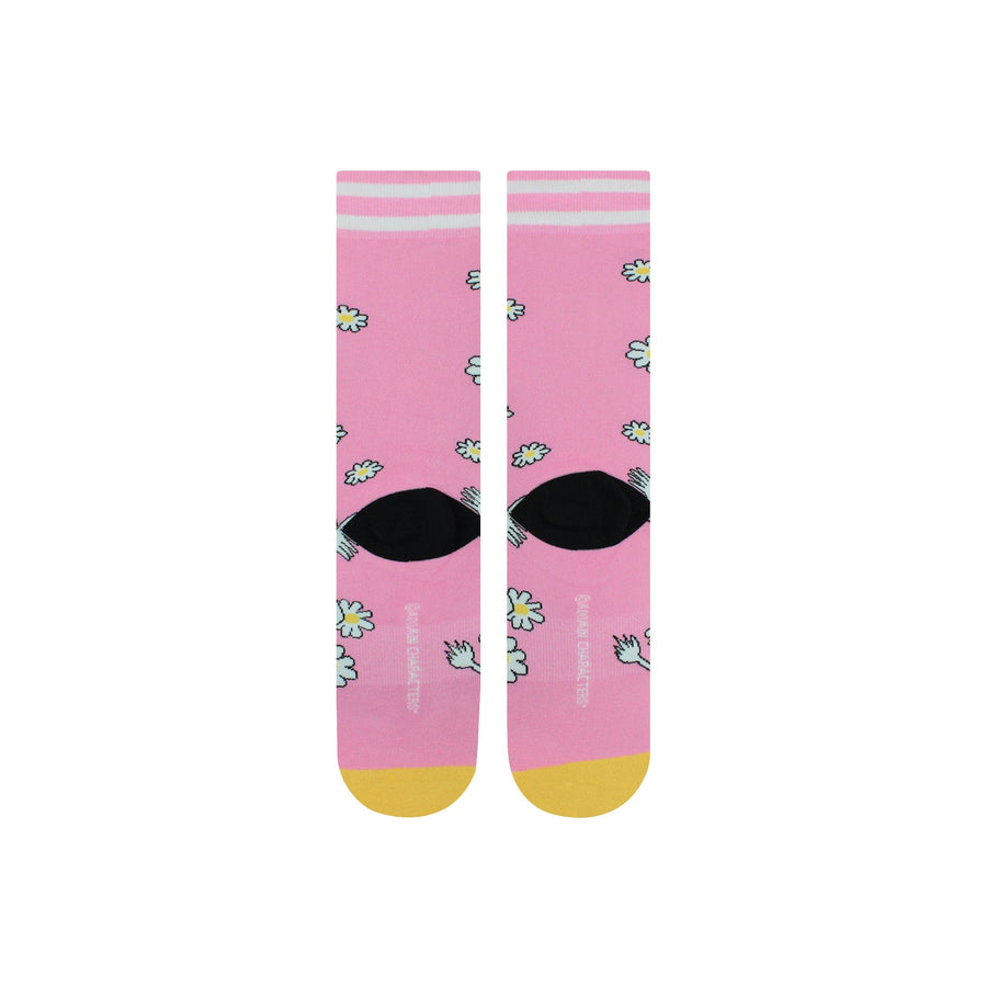 Moomin Socks Moomin Pink Stripe Crew Socks