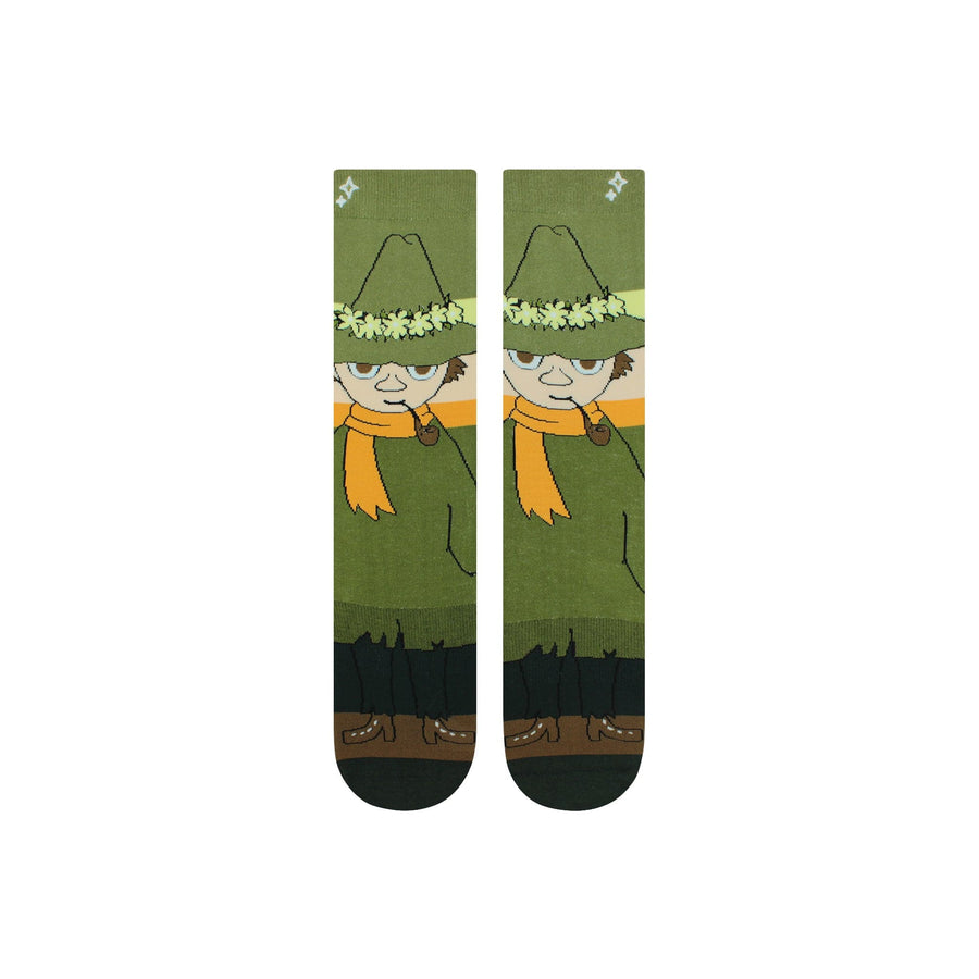 Moomin Socks Moomin Snufkin Stripe Crew Socks