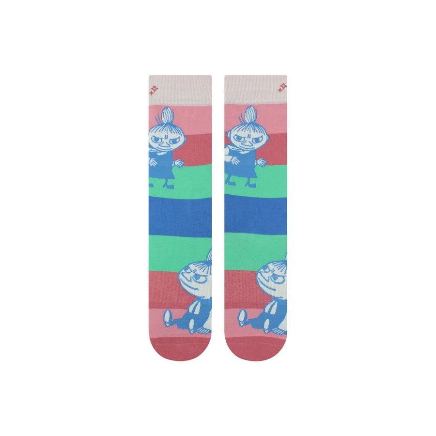 Moomin Socks S/M Moomin Little My Stripe Crew Socks