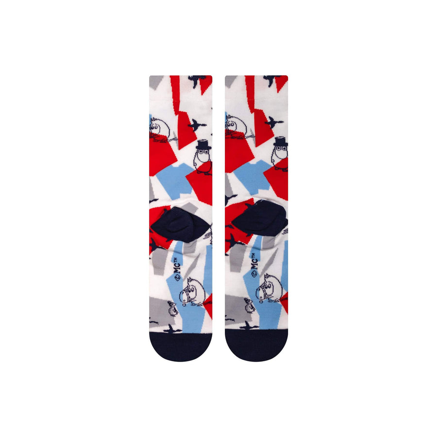 NVRLND Socks Moomin Shape Pattern Crew Socks
