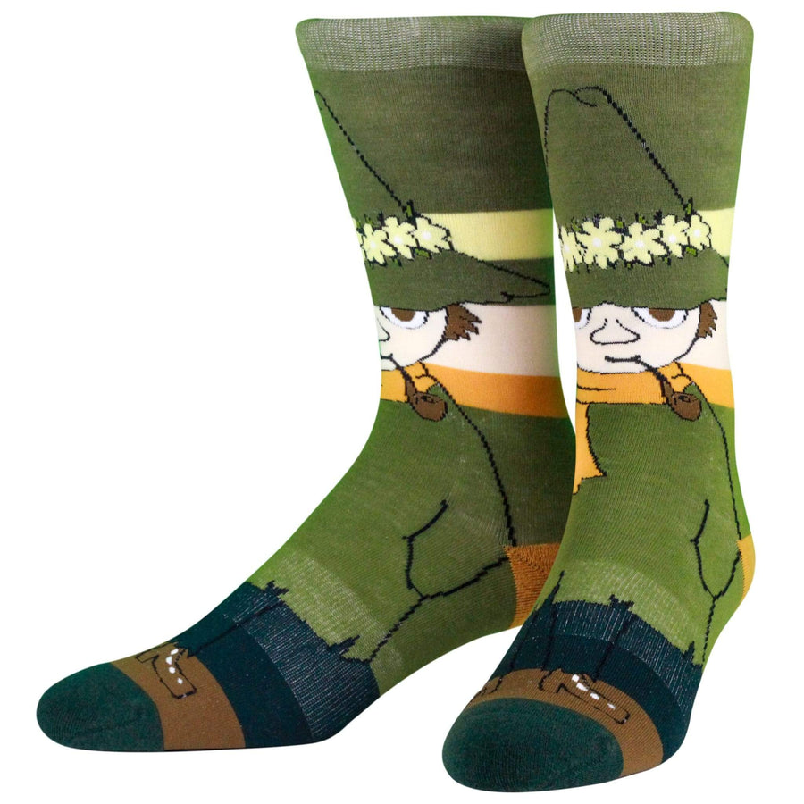 NVRLND Socks Moomin Snufkin Stripe Crew