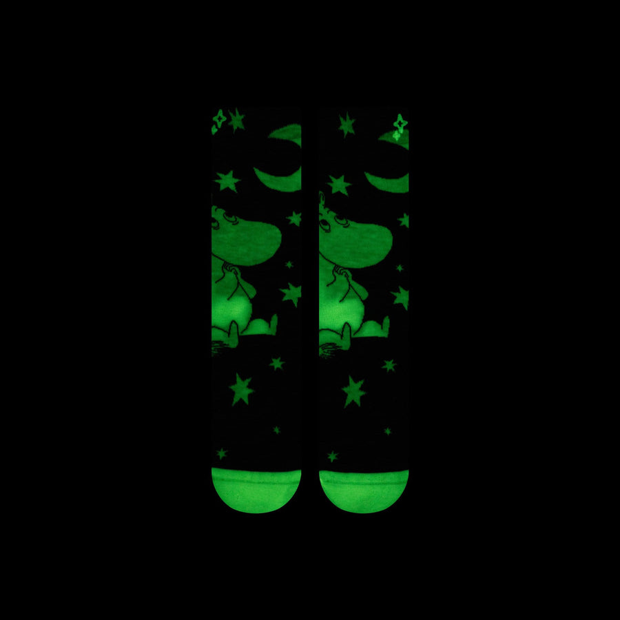 NVRLND Socks Moomin Stars Glow Crew Socks
