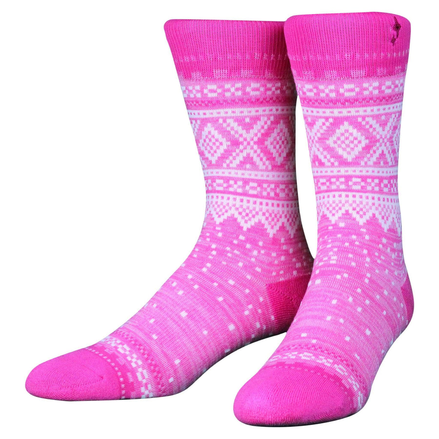 NVRLND Socks S/M Marius Glitch Pink Crew